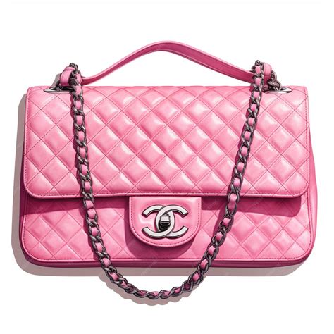 chanel pink leather bag|authentic chanel shoulder bags.